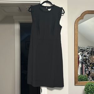 Jcrew ruffled color suit dress